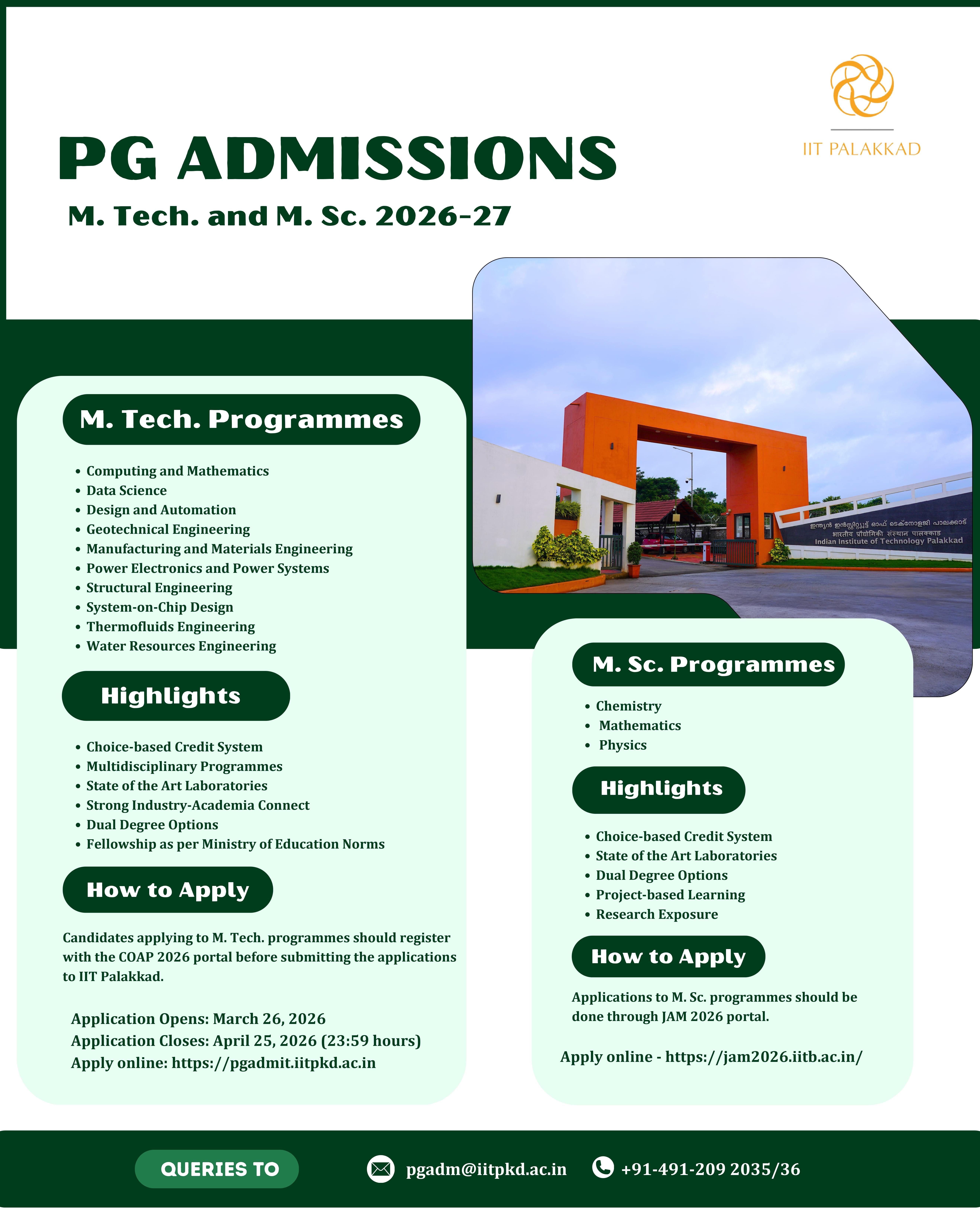 PG Admission